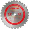Oshlun SBR-140030 - Lama per sega FTG a 30 denti con albero da 2,5 cm (boccole da 7/8 e 20 mm) per salvataggio e demolizione