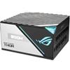 ASUS ROG THOR 850W Platinum, Alimentatore con display OLED, Dissipatori di calore ROG, 80 PLUS Platinum, Cavi modulari, PCIe Gen 5.0, Ventola Wing-blade, Tecnologia 0dB, Aura Sync