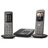 Gigaset CL660A Duo Analog/DECT telephone Identificatore di chiamata Grigio [Versione Francia]