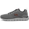 Skechers Men's Track-leshur Sneaker, Charcoal Orange, 41 EU