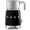 Smeg, Montalatte Multifunzione MFF11BLEU, con Sistema ad Induzione, 6 Programmi Preimpostati, Una funzione Manuale, Caraffa Removibile da 600 ml, Tappo Misuratore, Avvolgicavo Integrato, 500W, Nero