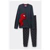 Intimissimi Pigiama Lungo Marvel Spider-man In Cotone Blu