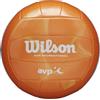 Wilson, Pallone da beach volley, Ocean Graffiti, Blu/Arancione/Verde, finta pelle, Dimensioni ufficiali, WTH40119XB