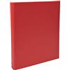 Exacompta - 51330E - 1 Raccoglitore Rigido Foderato Polipropilene - 4 Anelli Tondi 30 mm - Dorso 40 mm - Dimension Esterne 26x32 cm per Formato A4 - 10 Colori Random