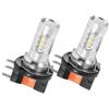 OUKENS Lampada frontale per auto, 2 pezzi/1 paio di lampadine a LED H15 bianche da 80 W H15, conversione dei fari delle lampade 60.000 ore di durata della vita