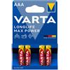 Varta Longlife Max Power 4703 AAA BL4