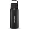 LifeStraw Go 2.0 Bottiglia Filtro Acqua in Acciaio Inox 24oz Nero LGV42SBKWW