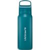 Lifestraw Bottiglia con Filtro per Acqua LifeStraw Go 2.0 in Acciaio Inox 24oz Laguna Teal LGV42STLWW