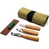 BeaverCraft Kit di Intaglio Cucchiai Beavercraft Strumenti per Intaglio del Legno con Strop in Pelle S38