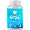 DICTA PHARMA Collagene Marino con Acido Ialuronico Forte 300Cpr 3000mg - Con Vitamina C, D, Zinco, Coenzima Q10 e Biotina - Integratore Pelle, Articolazioni e Ossa