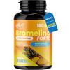 PARAFARMACIA, ORGANIC VITAMINS & FOOD OVF Bromelina Forte con Diosmina 180 Capsule, Drenante Forte 5000 GDU/g, Drenante Gambe, Ritenzione Idrica Gambe, Microcircolo e Circolazione Gambe - Made in Italy