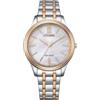 Citizen Orologio Analogico Quarzo con Tecnologia Solare Donna con Cinturino in Acciaio Inossidabile EM0416-78A