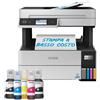 EPSON EcoTank ET-5150 stampante Multifunzione A4 (stampa, copia, scansione) USB, Wi-Fi, Wi-Fi Direct, display LCD 6,1 cm, ADF, serbatoi flaconi alta capacità, Epson Smart Panel, fronte/retro