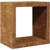vidaXL Rastrelliera per Legna 60x40x60 cm in Acciaio Corten, Porta Legna, portalegna da Esterno, portalegna da Interno, Porta ceppi