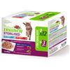 Trainer Natural Multipack 9+3 bst per Gatti Adult Sterilised con Manzo e Tonno da 85 gr