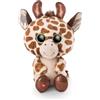 NICI Glubschis: L'Originale - Glubschis Halla Giraffa Peluche 25 cm - Morbido Animale Giocattolo con Grandi Occhi Luccicanti - Simpatici Pupazzi Animali dello Zoo per Il Gioco e Le Coccole