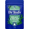 Dr Teal's Dr Teal soluzione al sale di Epson puro, per rilassarsi e trarre sollievo, agli aromi di eucalipto e menta verde, 1,36 kg