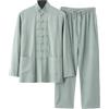 Sonnena Lunghe Allenamento Tuta Casual Uniforme Tuta da uomo Medievale Abbigliamento Uomo Kung Fu Suit Tradizionale Cinese Arti Marziali Tai Chi Qigong Wing Chun Shaolin Wushu Maniche