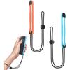 CHENNAN 2 pezzi Cinturino da polso per Switch 2 Cinghia da polso per gamepad Cordino per gamepad Impugnature per Switch 2 Accessori sportivi leggero e comodo facile installazione (blu e arancione)