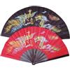 BUDO VENTAGLIO IN BAMBU DRAGO ROSSO