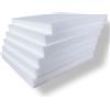 Generico Cuscini in Gommapiuma per Sedie, 40x40x4 cm, Set di 6 Pezzi, Alta Densità, Bianco