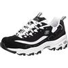 Skechers D'lites Biggest Fan, Sneaker Donna, Navy Trubuck White Mesh Carolina Blue Trim, 36.5 EU