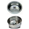 Gastronorm Europe LAV LV036/A Lavello inox rotondo per banco bar diam. 360 x 180 mm da incasso con piletta e sifone