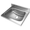 InoxLaser Sanitari LX1440 Lavamani per mensole c/spallina in acciaio inox
