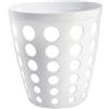 Adatto-M T906400 Gettacarte in plastica traforato bianco 12 litri