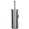 Adatto-M T101802 Portascopino murale acciaio inox brillante
