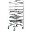 Forcar attrezzature per la ristorazione CA1476 Carrello inox portateglie 14 GN2/1 28 GN1/1