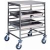Forcar attrezzature per la ristorazione CA1477 Carrello inox portateglie 8 GN2/1 16 GN1/1