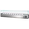 FORCAR-FREDDO G-RI15033V - Sovrastruttura Refrigerata Pizzeria con Vetri - 150 cm - Forcar