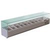 FORCAR-FREDDO Sovrastruttura Refrigerata G-RI18033V per Pizzeria con Vetri - 180 cm
