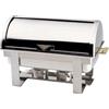 Forcar attrezzature per la ristorazione CD9801 Chafing dish rettangolare acciaio inox brillante Roll top