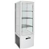 FORCAR-FREDDO G-LSC235 Vetrina espositore refrigerata ventilata - Capacità 235 Lt - Inox temp. +2°+8