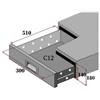 FORCAR-COLD C12-FC Set 2 cassetti per banchi refrigerati