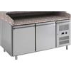 FORCAR-COLD G-PZ2600TN-FC Tavolo refrigerato con funzione di banco pizza in acciaio inox AISI201