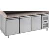 FORCAR-COLD G-PZ3600TN-FC Tavolo refrigerato con funzione di banco pizza, telaio in acciaio inox AISI201