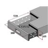 FORCAR-COLD C13-FC Set di 3 cassetti per banchi refrigerati