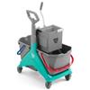TTS 00036161VE Carrello Nickita O-Key - Confezione Singola, Telaio Verde E Strizzatore