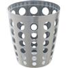 Adatto-M T906402 Gettacarte in plastica traforato grigio 12 litri