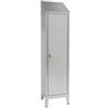 InoxLaser Professional IN-S050.694.01 Armadio Spogliatoio Inox Aisi 304 Con Tramezza Sporco/Pulito Ad 1 Posto Cm. 50X50X215H