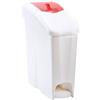 Adatto-M T705081 Raccoglitore sacchetti igienici plastica bianco rosso 25 litri (confezione da 2 pezzi)