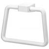 Adatto-M T111007 Porta asciugamani ad anello ABS bianco