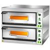 Fimar attrezzature per la ristorazione p FES44T Forno elettrico pizza 8,4 kW doppia camera 66x66x14h - Trifase