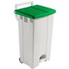 TTS 00005679 Derby 90 L Bianco con coperchio verde