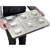 Gastronorm Europe GN TIMGS1619 Divisorio Gastronorm 1/1 inox per 4 contenitori GN 1/6 e 3 da GN 1/9