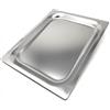 Gastronorm Europe GN FNC1/2P020 Teglia Gastronorm 1/2 h20 in acciaio inox AISI 304 bordo piano