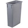 Adatto-M T102200 Secchio rettangolare grigio 90 litri